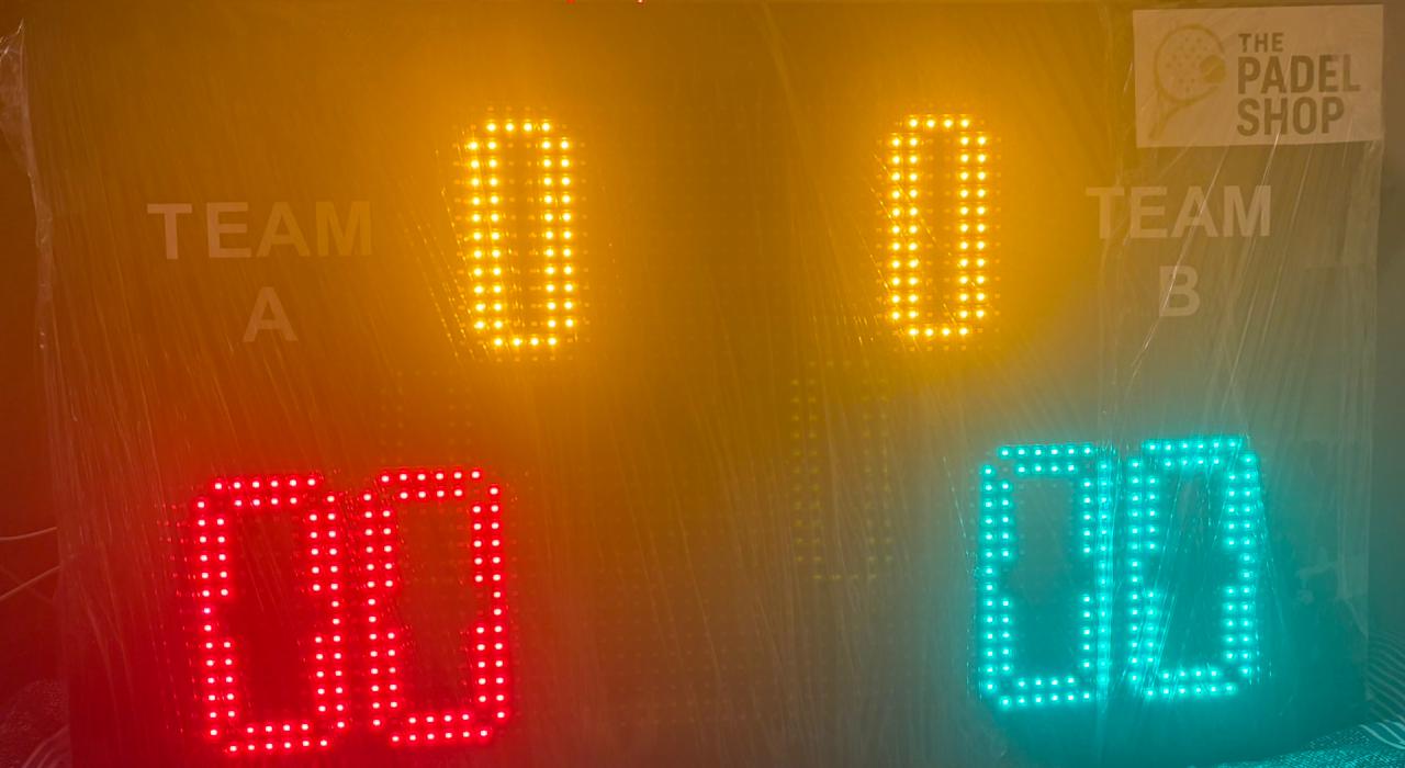 Padel Scoreboard (Waterproof + Remote Control)